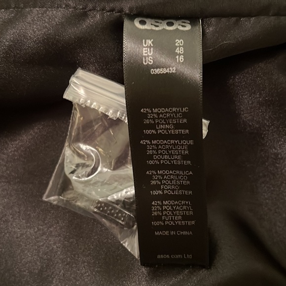 ASOS Curve Faux Fur Jacket - Picture 4 of 4